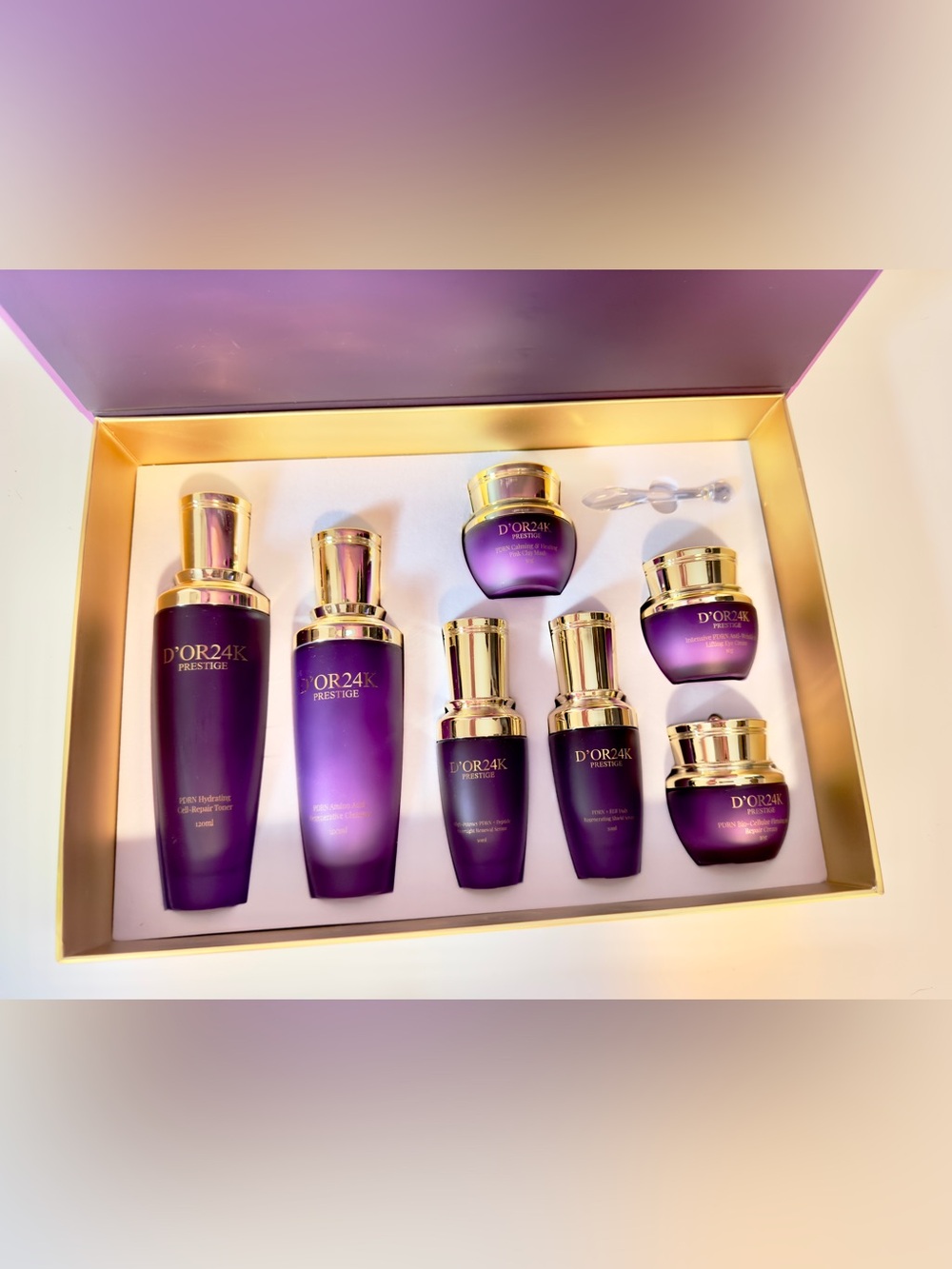 DOR 24K PDRN Bio-Renewal Skin Care Ritual Collection.